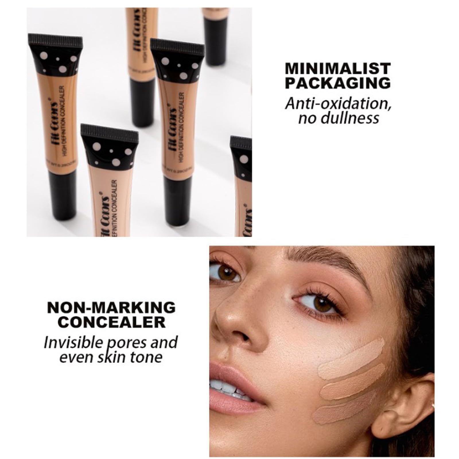 Professional Makeup Kit - Correcting Palette, Lipstick, Mascara, Eyeliner & Glitter Gel for Face, Eyes & Lips | Portable Beauty Set for Women & Girls | Perfect for Travel, Parties & Everyday Makeup