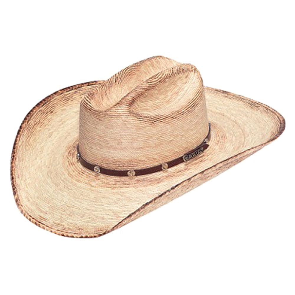 ARIAT Men's Fired Palm Leaf Western Cowboy Hat - Stylish Sun Protection for Outdoor Rodeo, Ranch & Country Events
