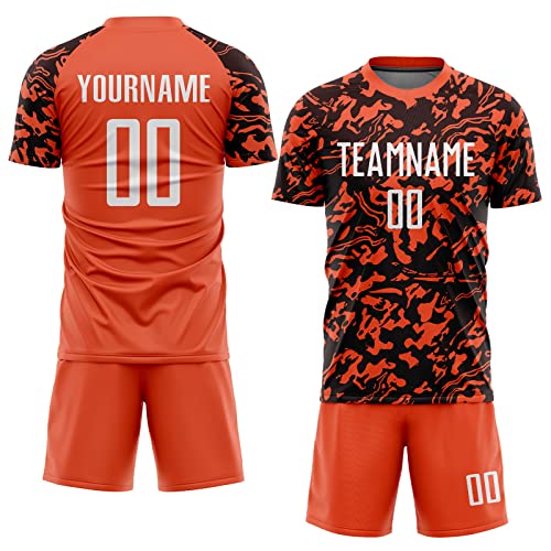 Orange-white-black