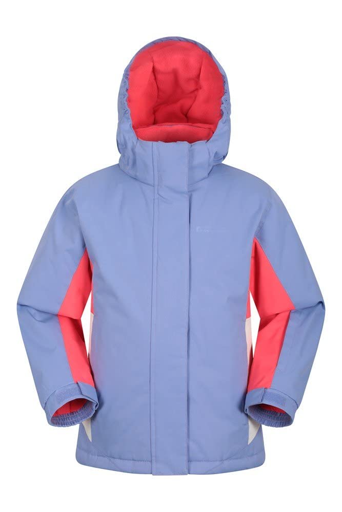 Mountain Warehouse Honey Kids Ski Jacket - Waterproof Winter Snow Coat for Boys & Girls - Warm Insulated Skiing Jacket for Snowboarding, Sledding & Outdoor Winter Activities