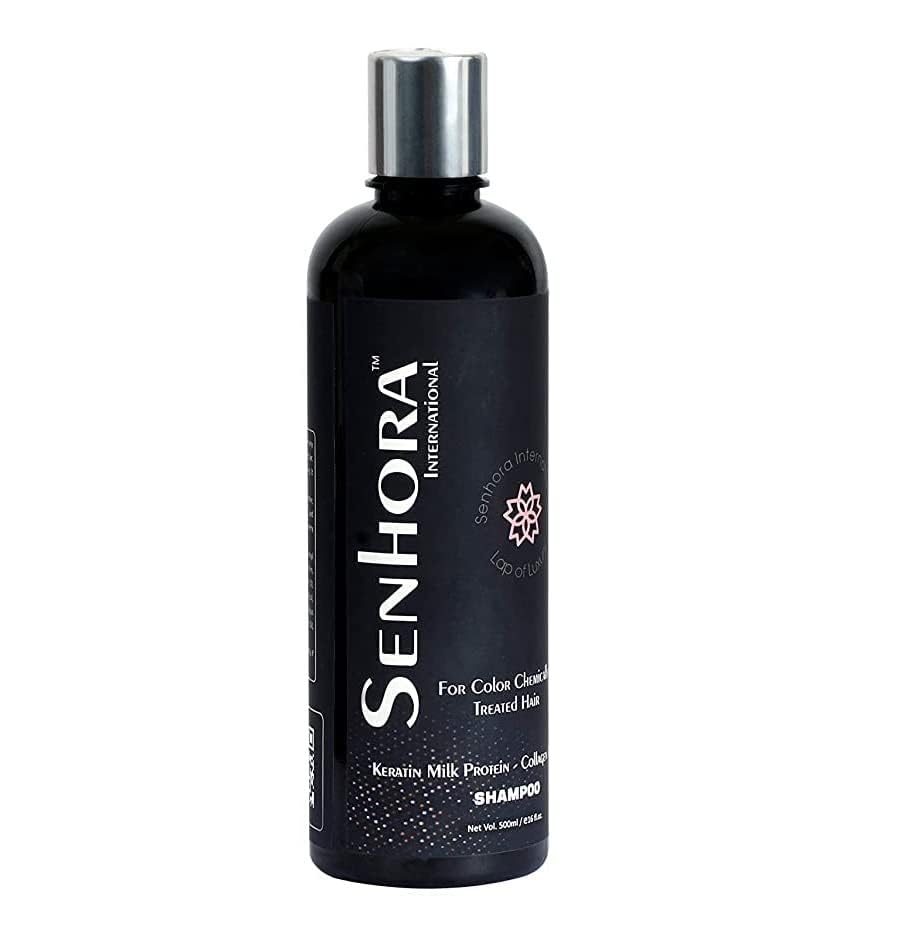 Professional Keratin Milk Protein & Argan Oil Shampoo for Color & Chemically Treated Hair - Deep Moisturizing, Softening & Strengthening Treatment (8.5oz) - Perfect for Damaged, Dry & Frizzy Hair at Home or Salon Use