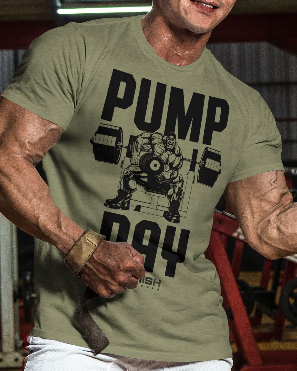 Deadlift Lifting Funny Gym T-Shirt for Men - Pump Day Workout Shirt - Perfect for Gym Training, Weightlifting & Bodybuilding Workouts