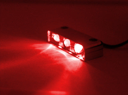 Lamptron Lazer 3 LED Red Spread Light - High Brightness LED Light for Gaming PC, Room Decor & Night Light - Perfect for Bedroom, Office & Party Lighting