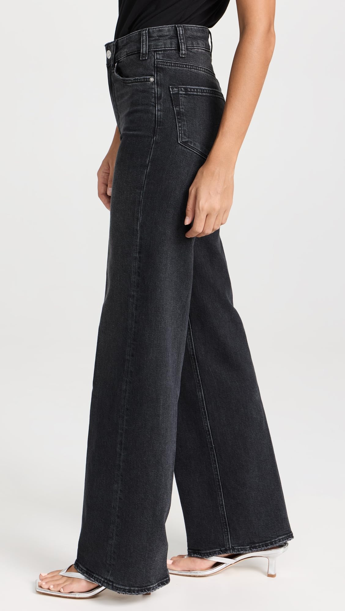 PAIGE Women's Sasha High-Rise Straight Leg Jeans 32