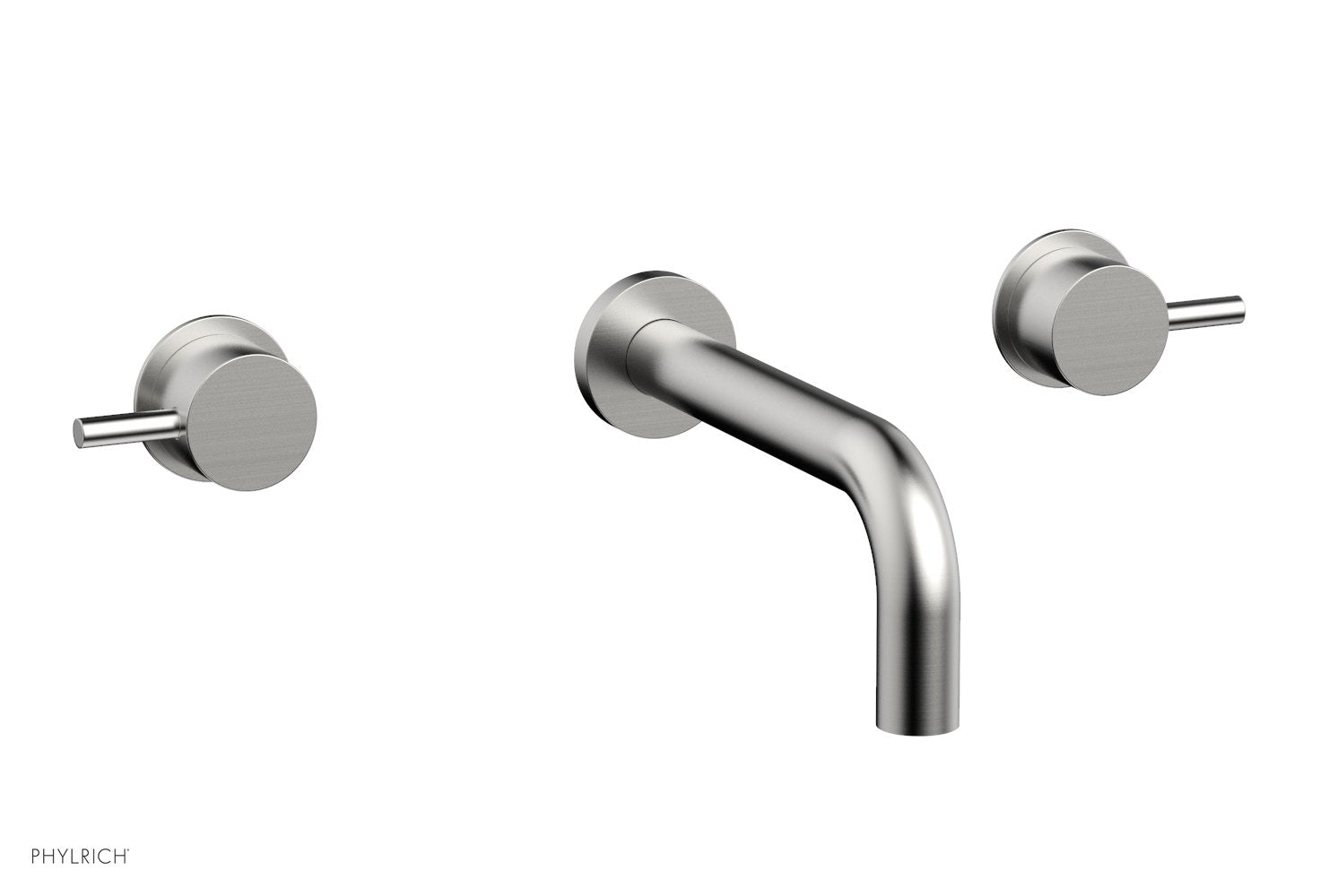 BASIC II Wall Mount Tub Faucet Set with Lever Handles - 230 59 - Perfect for Bathroom Renovation and Modern Home Decor