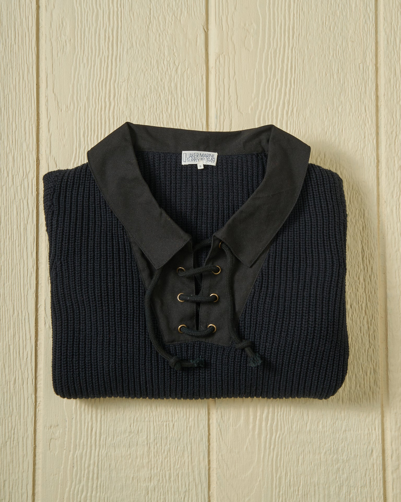 Halifax Navy Lace Up Sweater for Women - Cozy Knit Pullover with Front Tie Detail - Perfect for Fall Layering & Casual Outfits