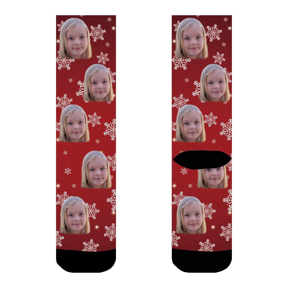 Custom Photo Socks with Your Face - Personalized Dog Socks for Men & Women | Unique Gift for Pet Lovers, Couples & Family
