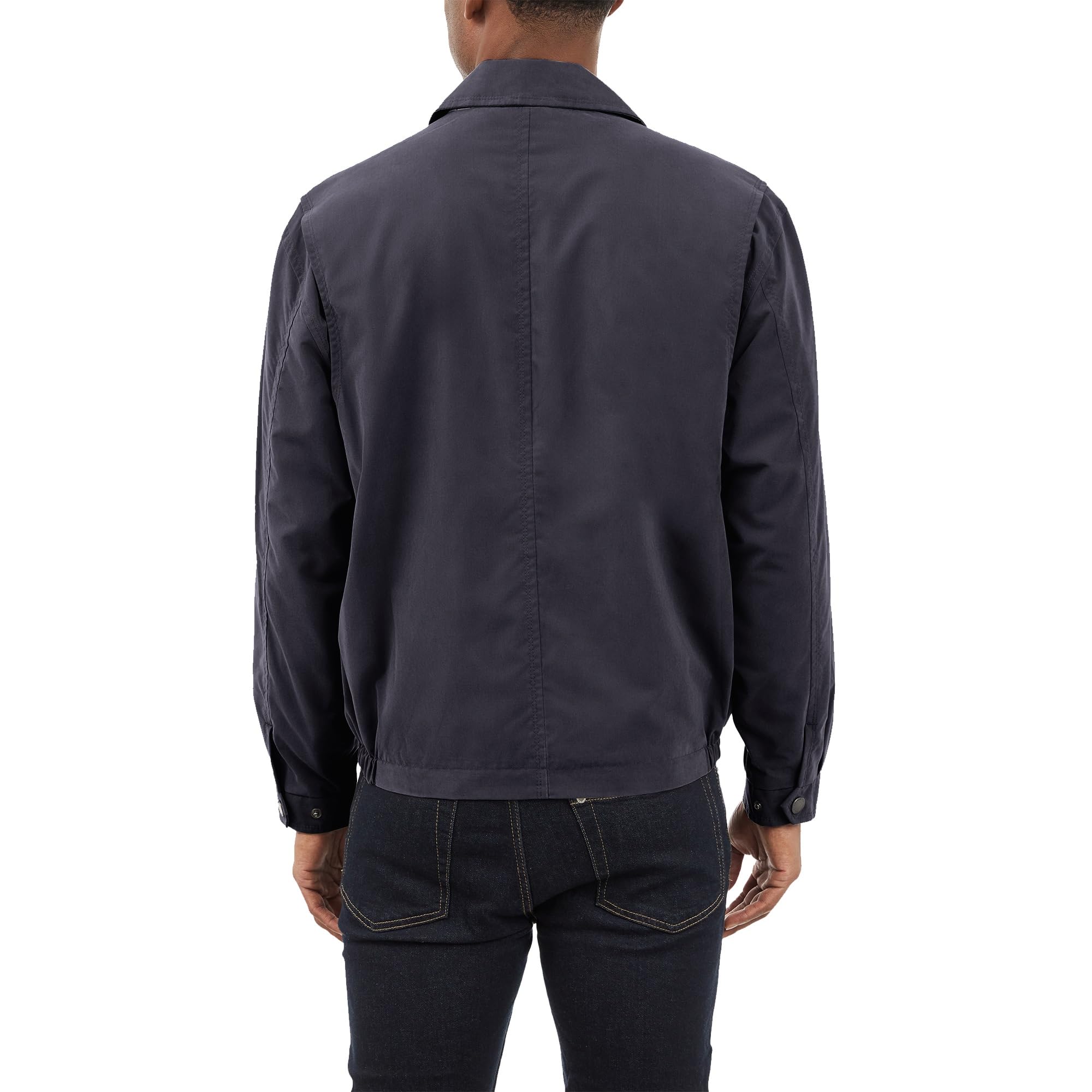 London Fog Men's Auburn Zip-Front Golf Jacket - Lightweight Cotton Jacket for Golf & Casual Wear (Regular & Big-Tall Sizes) - Perfect for Golfing, Outdoor Activities & Everyday Style