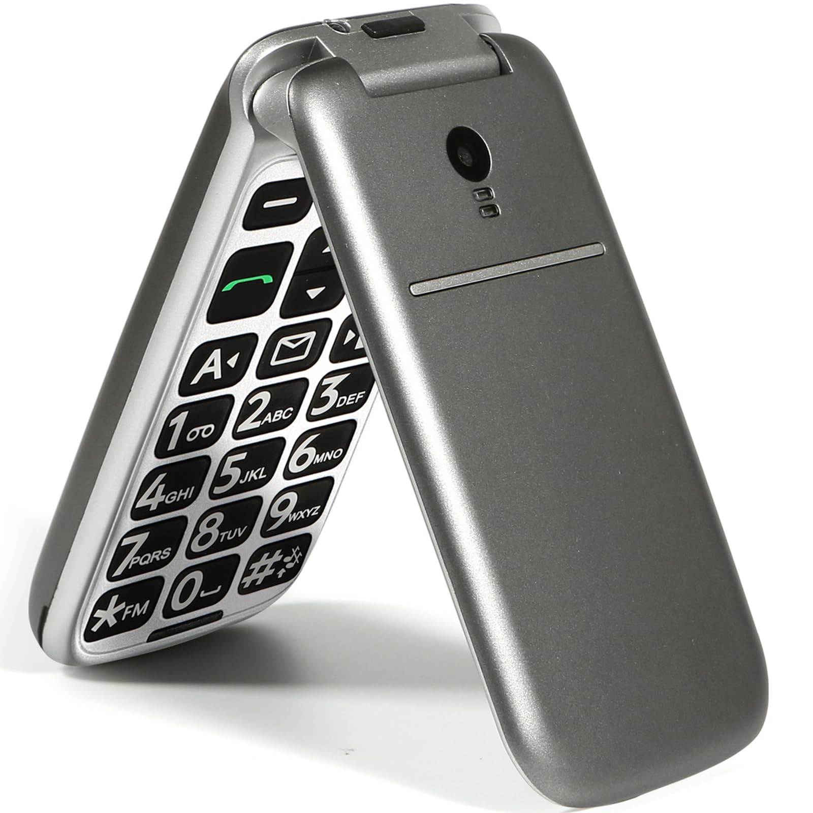 Artfone 4G Volte Unlocked Flip Phone for Seniors - SOS Emergency Button, 2.4
