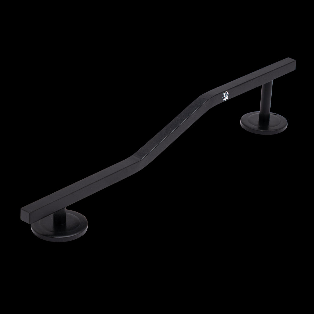 Premium Teak Tuning Square Bi-Level Fingerboard Rail - 12 Inch Climbing Training Equipment for Rock Climbing & Bouldering Practice at Home or Gym