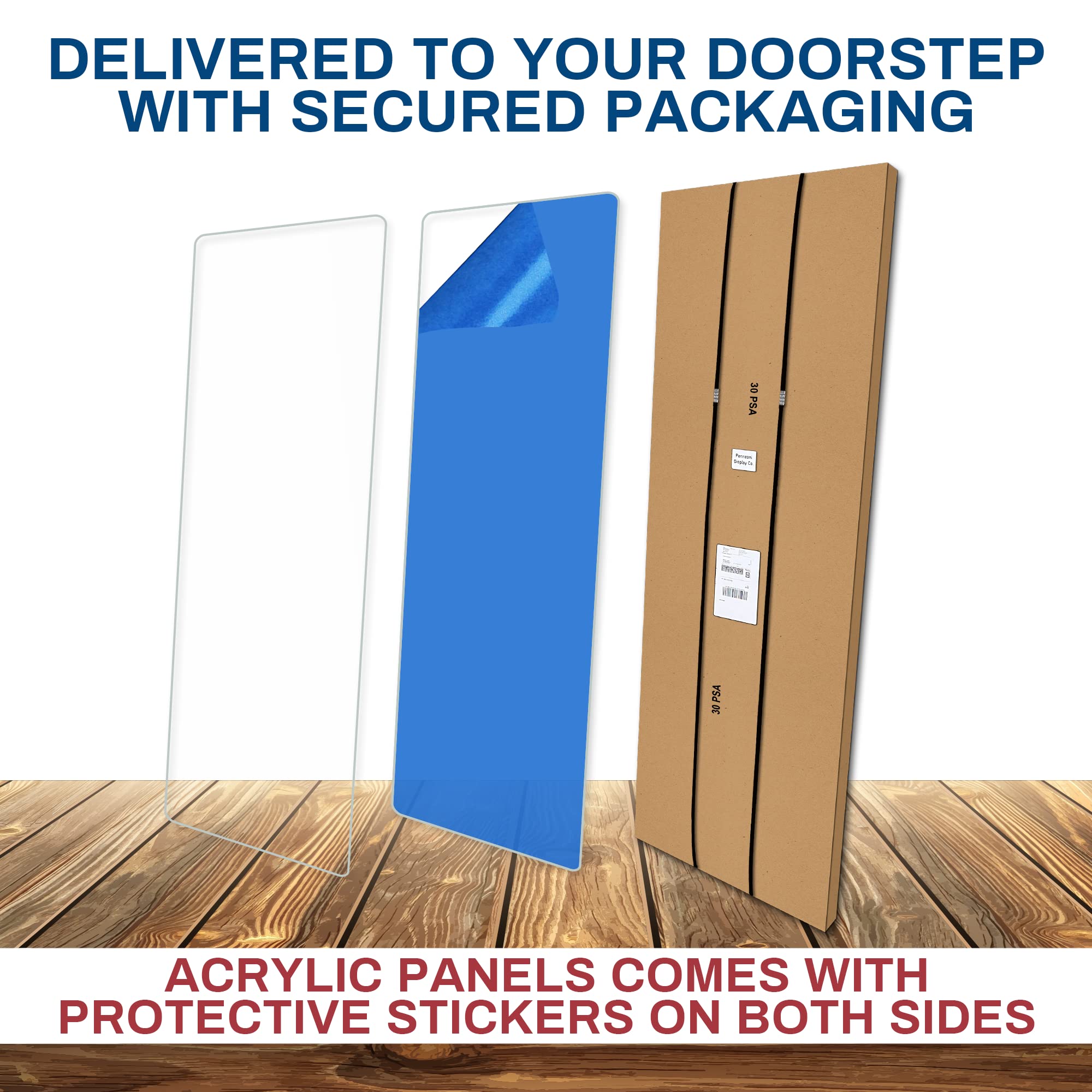 6ft Premium Clear Acrylic Drum Shield with Chrome Hinges - Includes 5 Drum Panels & Soundproof Screen - Perfect for Live Performances, Studio Recording, and Drum Practice