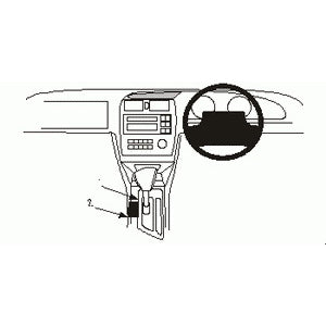 ClicOn No Holes Car Phone Mount for Toyota Avalon 1997-1999 | Universal Dashboard & Console Holder | Perfect for GPS, Smartphones & Navigation Devices While Driving