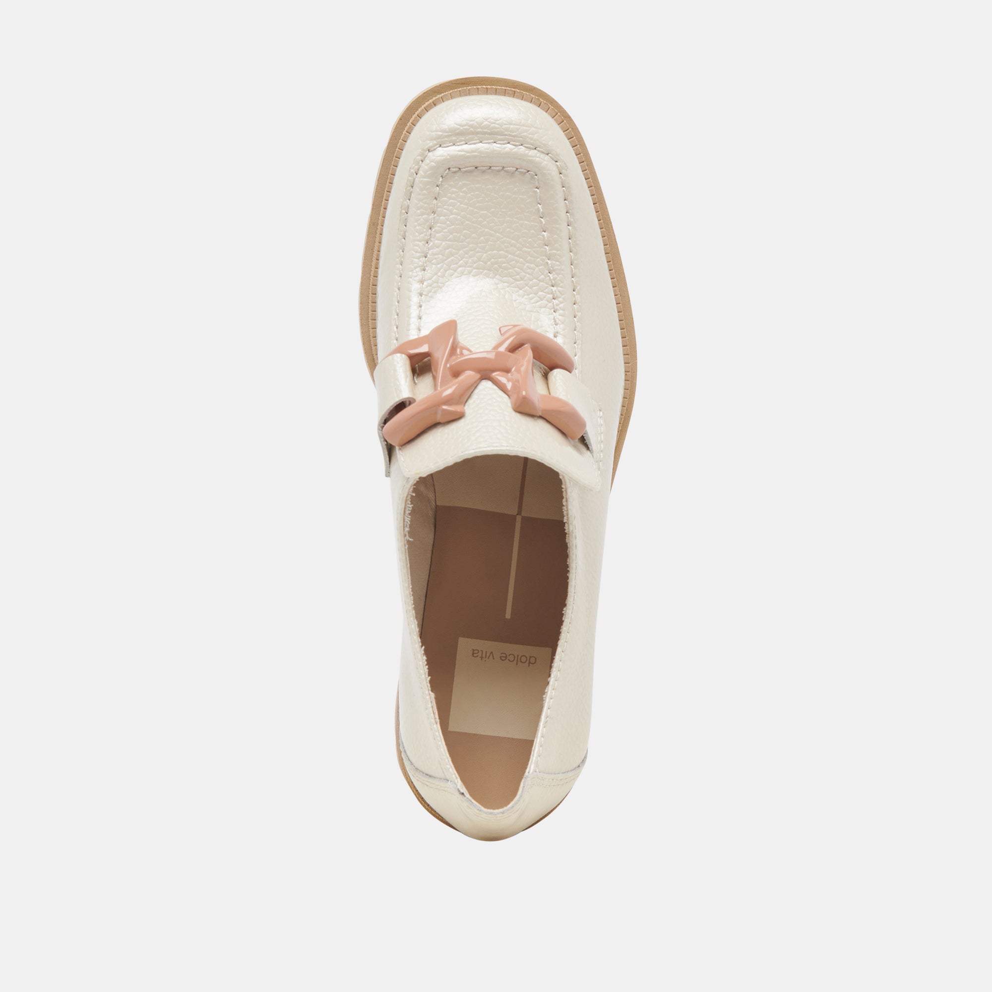 HAROLD Ivory Patent Leather Heels for Women - Elegant High Heel Pumps for Weddings, Parties & Office Wear