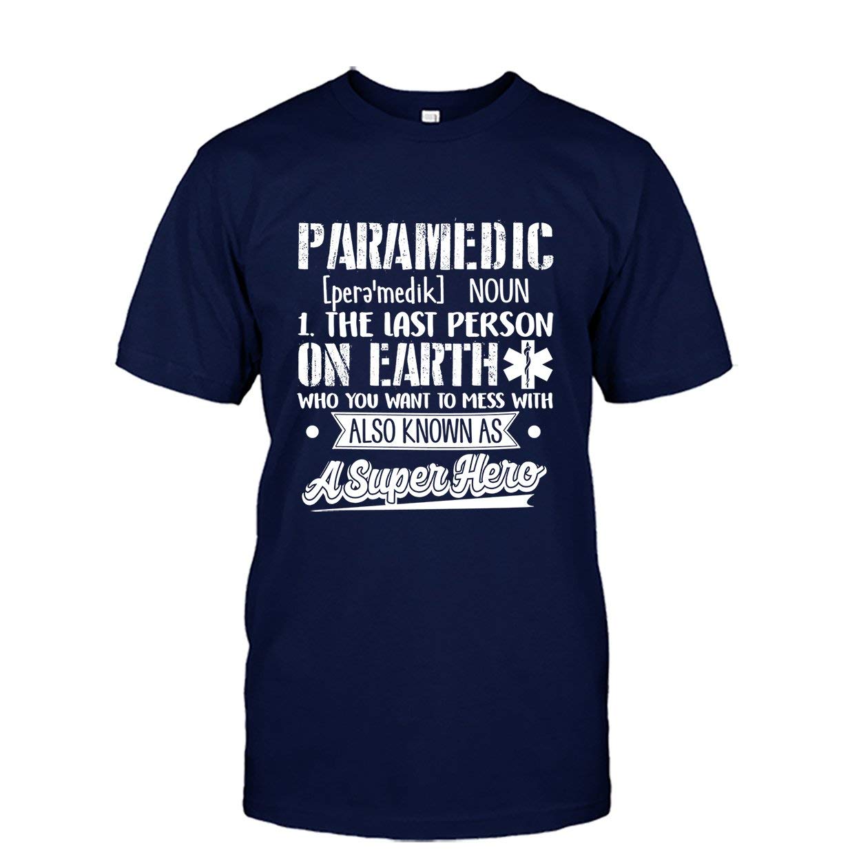 EMU Fly Paramedic Definition Graphic T-Shirt for Men & Women - Casual Comfort Tee for Everyday Wear, Work & Outdoor Activities