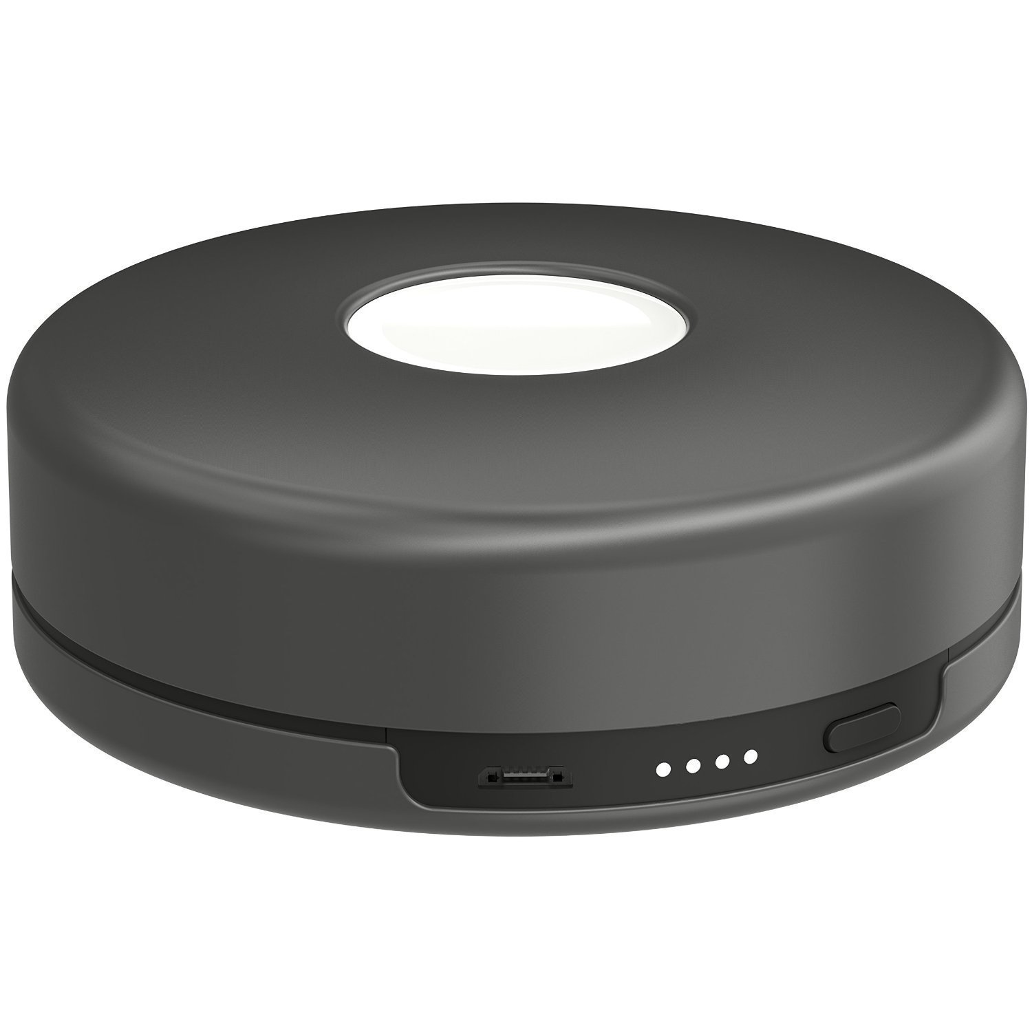 Nomad Pod Portable Charger for Apple Watch - Ultra Compact Wireless Charging Station (Space Gray) | Perfect for Travel, Gym & Nightstand Charging