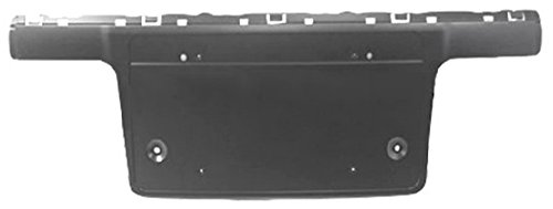 APDTY 133694 Front License Plate Bracket Frame Holder - Universal Fit for Cars & Trucks - Durable ABS Plastic - Easy Installation - Perfect for Vehicle Registration & Customization