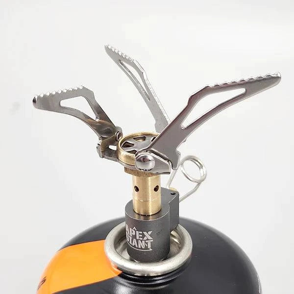 Apex Giant Micro Stove - Portable Camping Stove for Outdoor Cooking, Hiking & Backpacking | Compact & Lightweight Gas Burner for Picnics, Travel & Emergency Preparedness