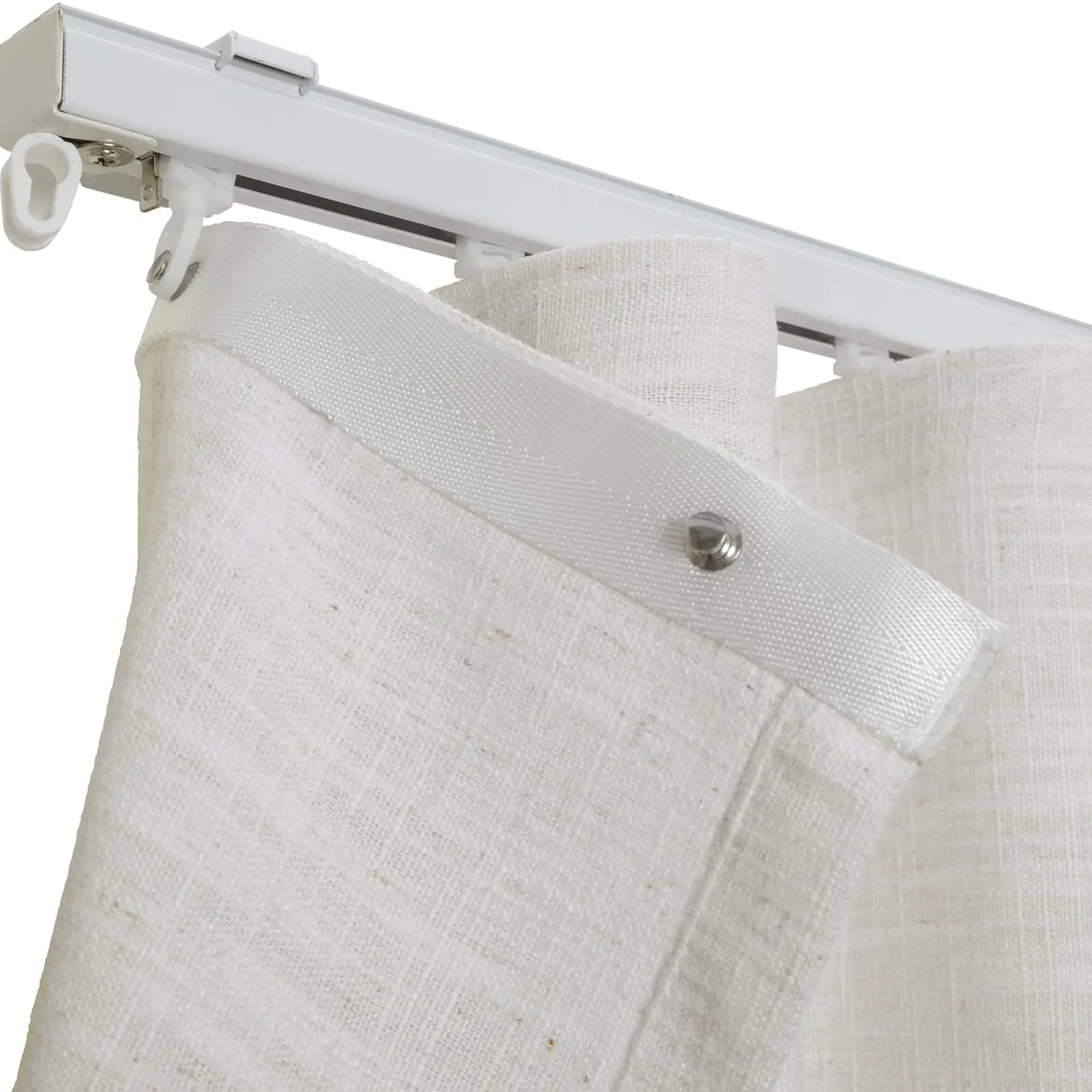 Liz Linen Ripple Fold Drapery Curtains - Elegant Window Treatments for Living Room & Bedroom Decor