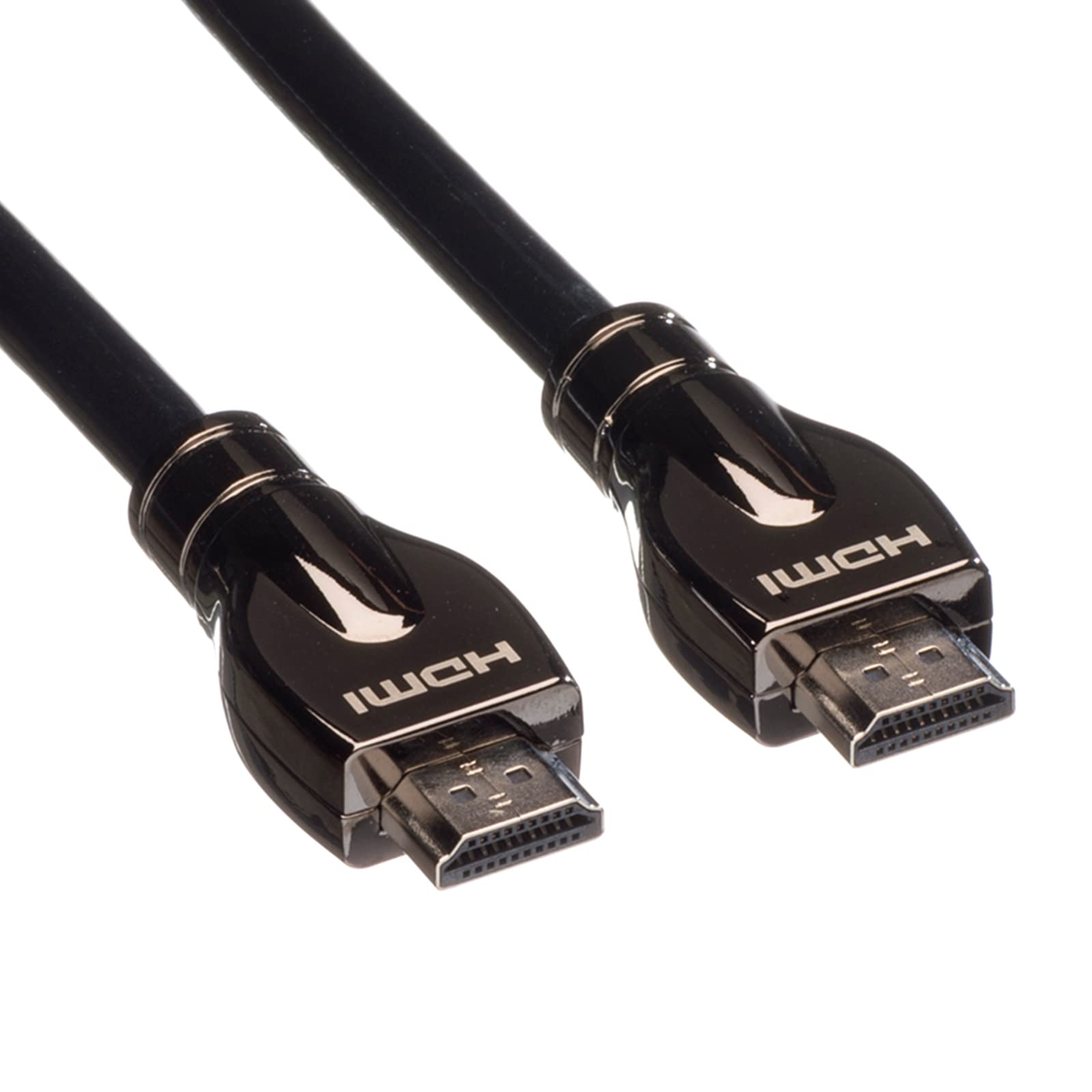 Rotronic Roline 11045686 Ultra HD 4K HDMI Cable with Ethernet - 15m (49.2ft) High Speed Male to Male HDMI 2.0 Cable for Home Theater, Gaming, 4K TV & Projector - Black