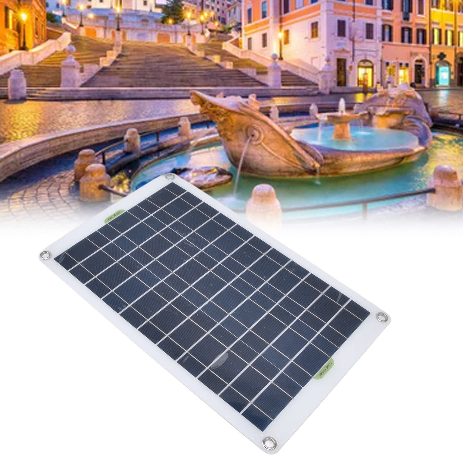 50W Solar Fountain Pump - Ultra Quiet Solar Panel Water Pump for Garden, Pond & Outdoor Decor - Perfect for Home, Patio & Backyard Landscaping