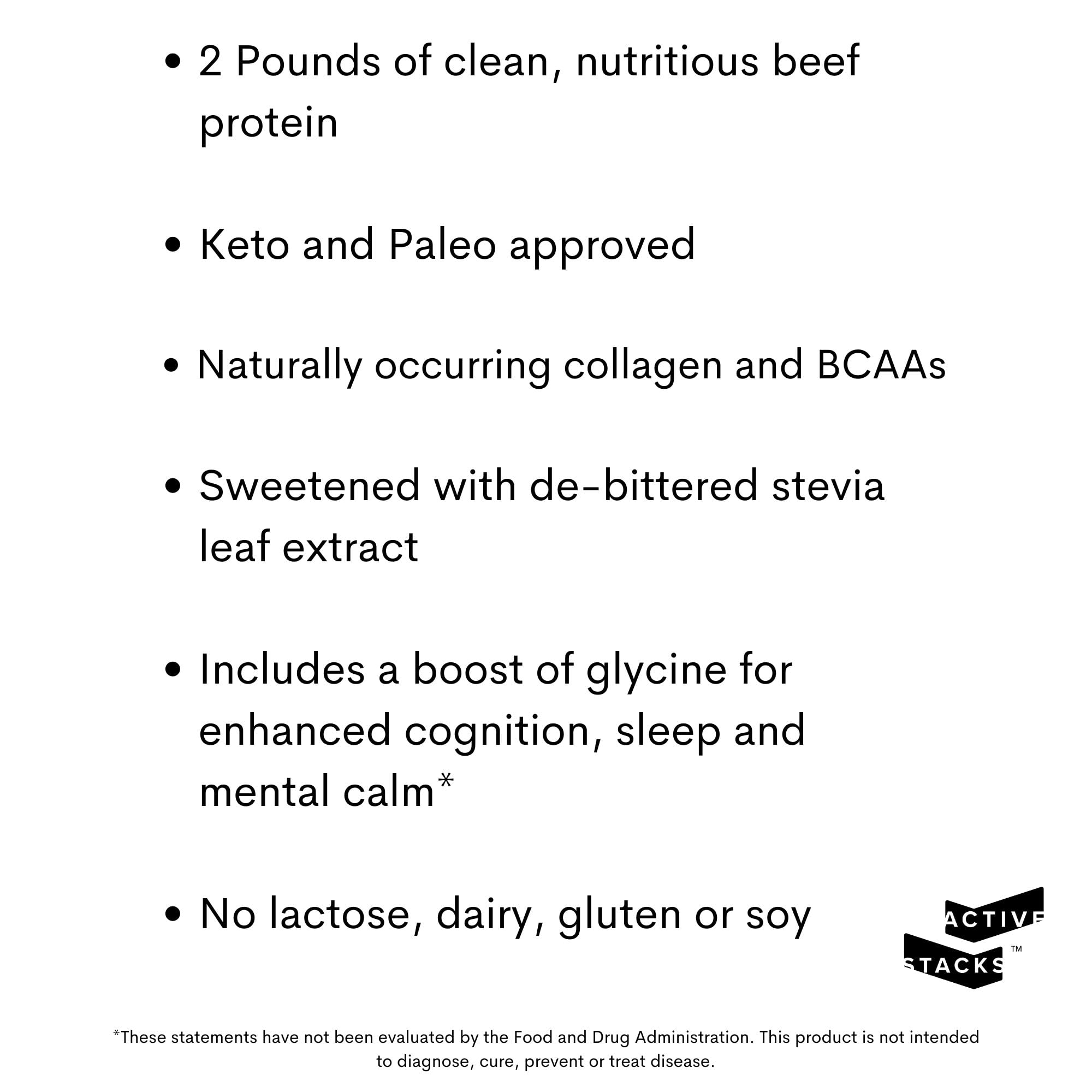 Chocolate Beef Protein Isolate Powder - Dairy Free, Keto & Paleo Friendly with Natural Collagen for Low Carb Diets, 2lb | Supports Muscle Recovery, Workout Performance & Bone Health