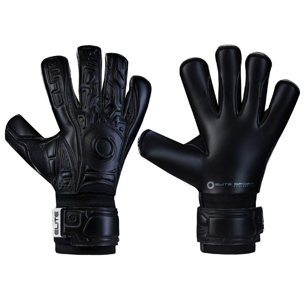 Best Black Solo Goalkeeper Gloves for Soccer - Professional Grip & Protection - Perfect for Training & Matches