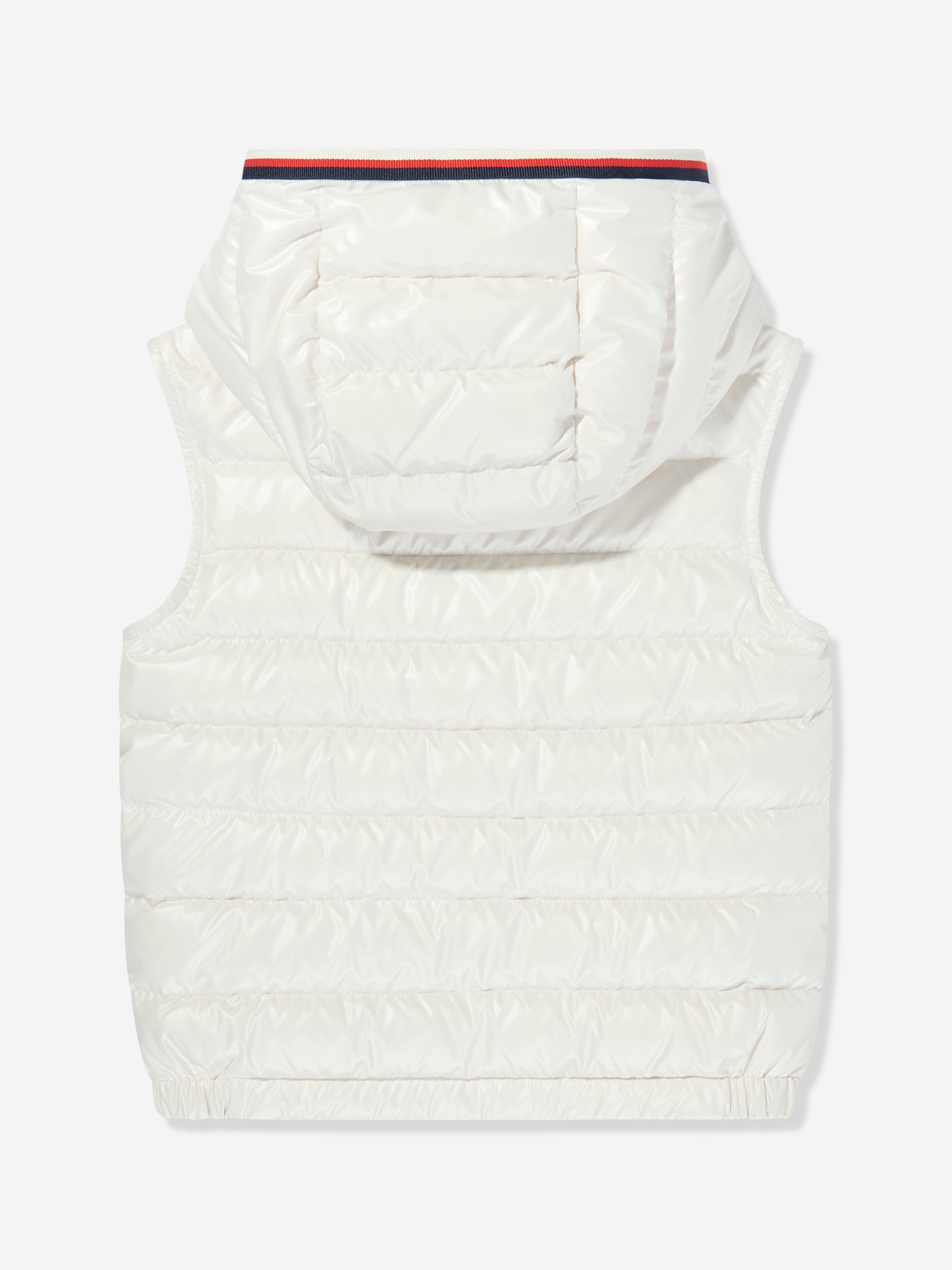 Boys Insulated Down Padded Vest Gilet for Kids - Warm Ivory Winter Jacket for Outdoor Activities & School Wear