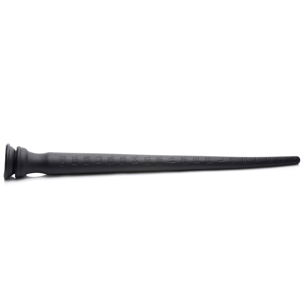 Premium Silicone Anal Hose with Tapered Design & Suction Cup Base - Adult Toy for Anal Play, Enema, and BDSM Scenes