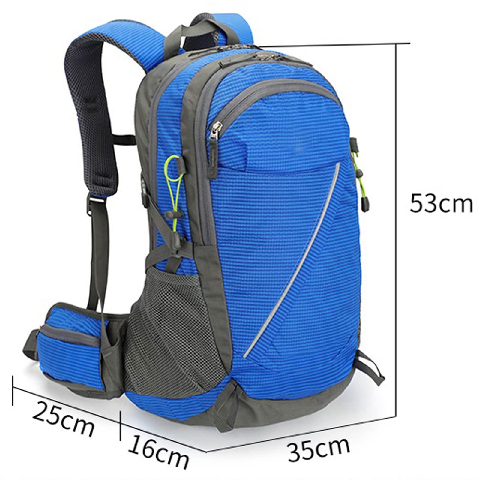 Waterproof Nylon Toiletry Bag for Men & Women - Travel Hiking Backpack for Outdoor Sports, Gym, School & Camping Essentials