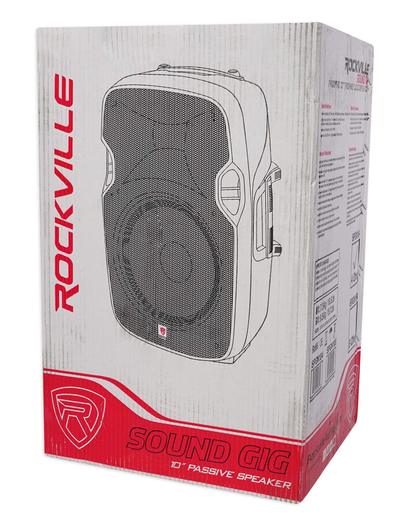Rockville SPGN104 10
