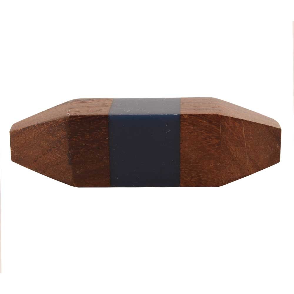 Boho Wooden Cabinet Knobs - 2-Piece Multicolor Drawer Pulls for Kitchen & Dresser