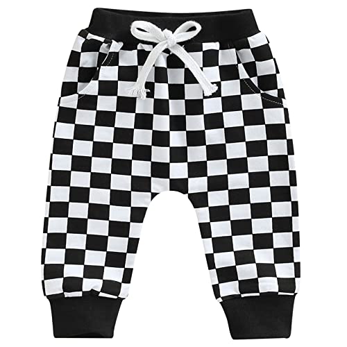 J Black White Plaid