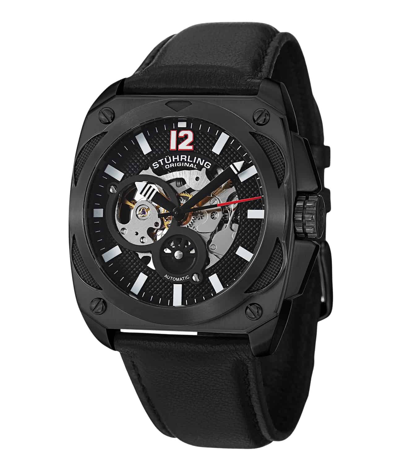 Legacy 580 Automatic 45mm Skeleton Watch - Premium Stainless Steel Mechanical Timepiece for Men - Perfect for Business, Formal Occasions & Luxury Gifts
