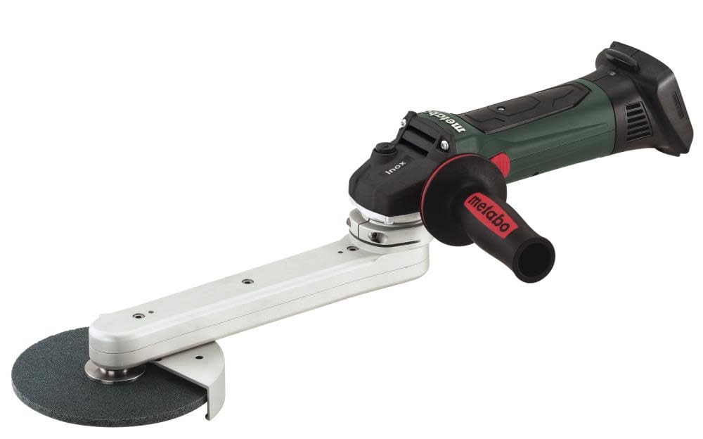 Metabo KNS 18 LTX 150 18V Cordless Fillet Weld Grinder (Bare Tool) - Green & Black | Professional Metal Grinding & Weld Cleaning for Construction & DIY Projects