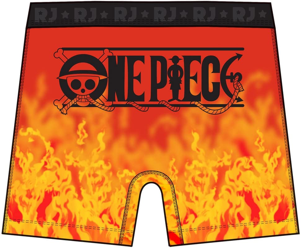 One Piece Anime Boxer Briefs for Men - Comfortable Cotton Underwear Shorts - Perfect for Cosplay, Lounge & Everyday Wear