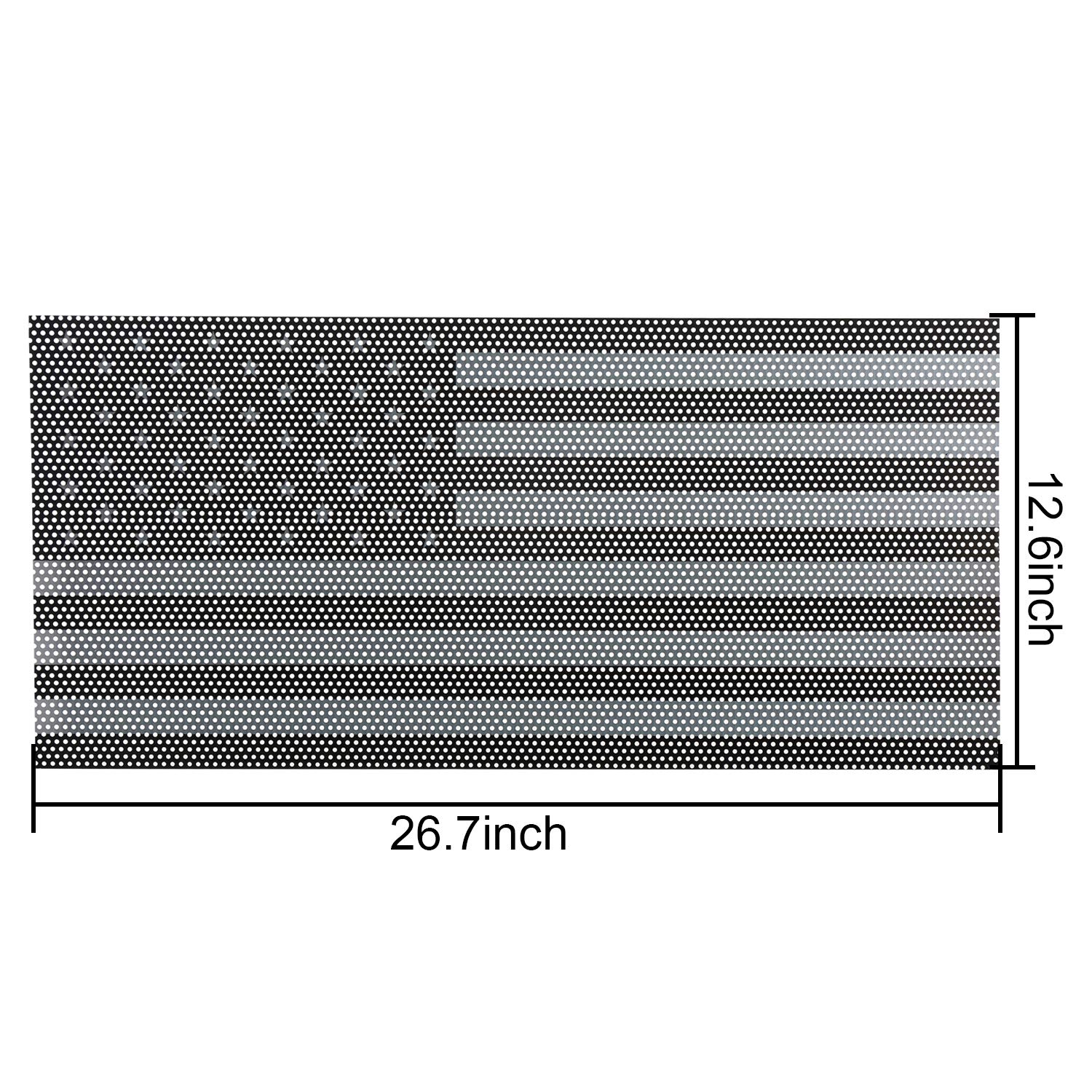 u-Box Wrangler Flag Grill Insert & Front Bug Screen Mesh Grille for 2007-2018 Jeep JK & Wrangler Unlimited - Jeep Accessories for Off-Roading & Customization