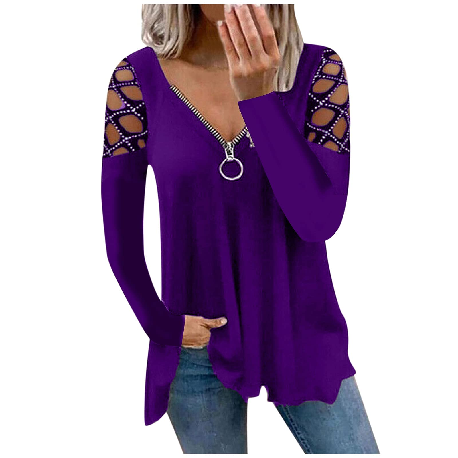 Holzkary Women's Professional Button Down Shirts - Casual & Work Plain Tops for Office, Business Meetings & Everyday Wear