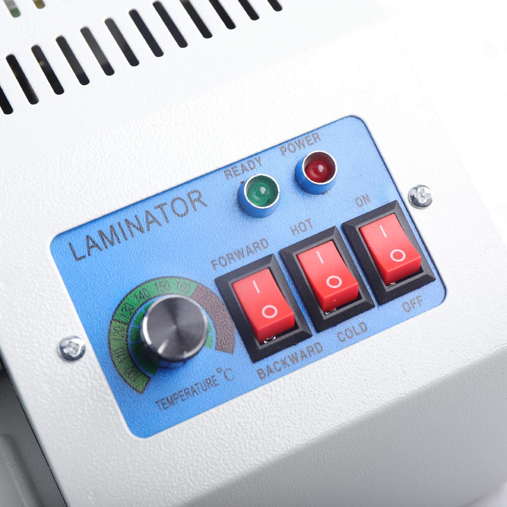 TBVECHI 110V 600W A3/A4 Laminator Machine - Hot & Cold Roller System for Thermal Film Lamination - Perfect for Office Documents, School Projects, and Photo Preservation