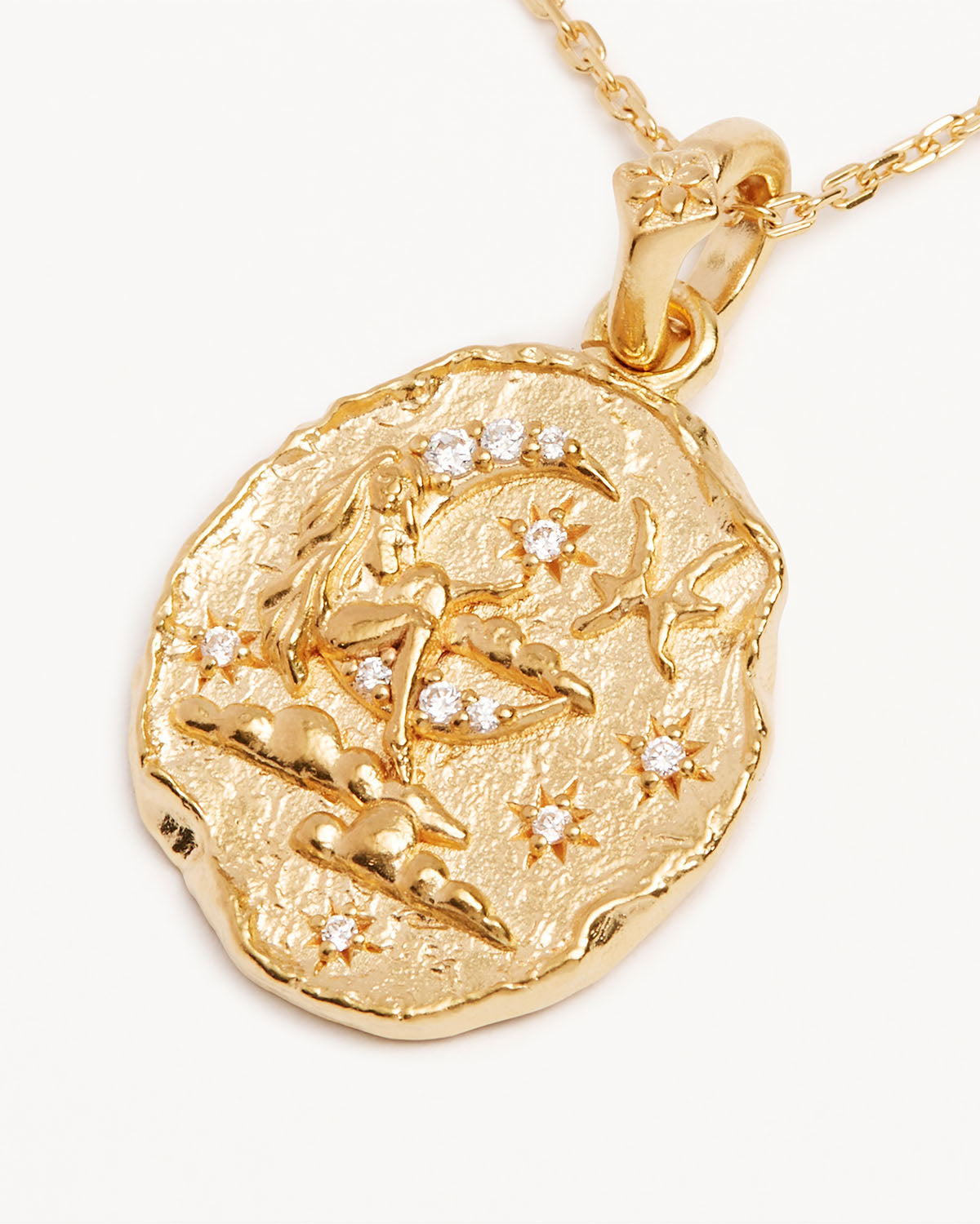 18K Gold Vermeil Zodiac Necklace for Pisces - Elegant Personalized Jewelry Gift for Women, Birthday, Anniversary & Special Occasions