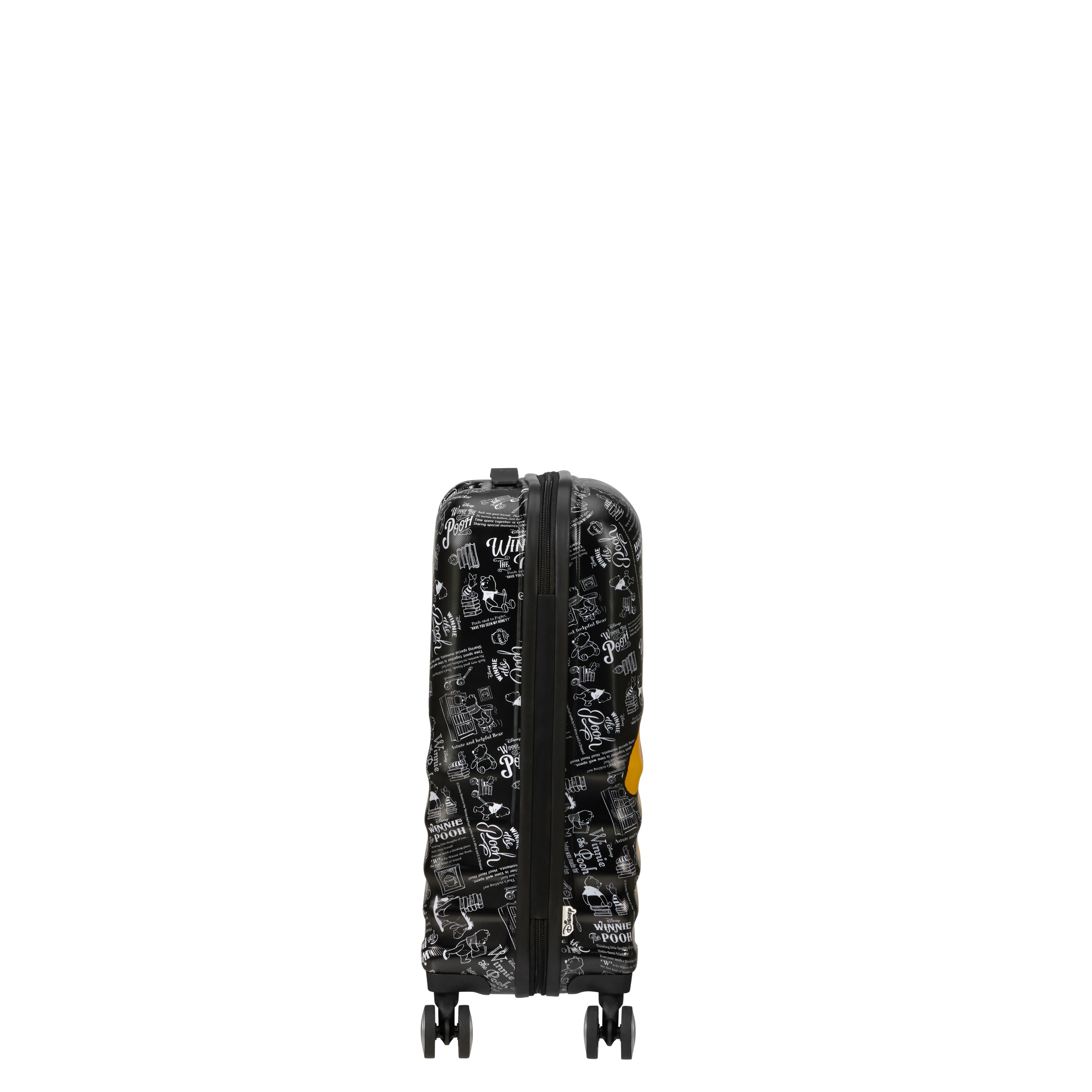 American Tourister Disney Winnie The Pooh Wavebreaker Spinner Carry-On Luggage - Lightweight Hardshell Suitcase for Air Travel, Family Vacations & Kids' Trips