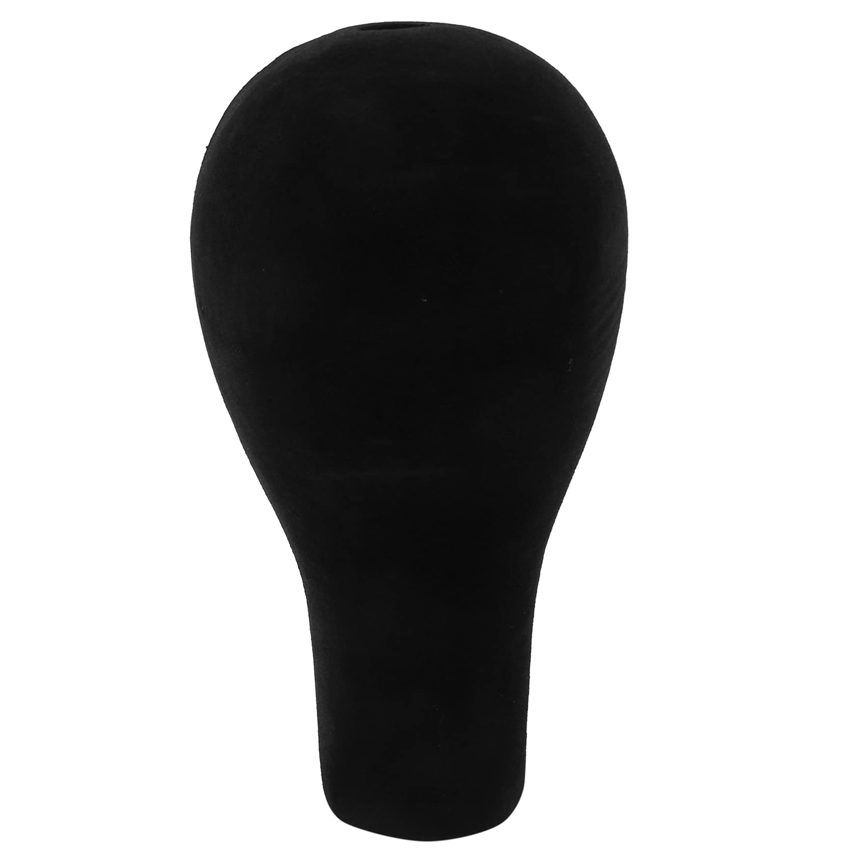 Styrofoam Mannequin Head with Stand - 35cm Black Wig Display & Eyeglass Holder for Salon, Cosmetology, and Retail Store Displays