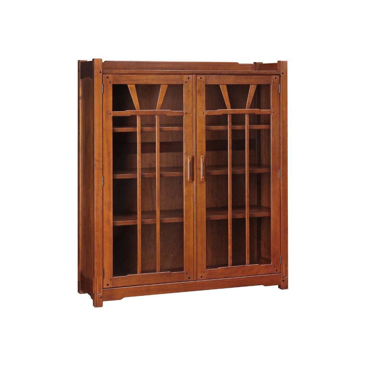 Gamble House Bookcase - Solid Wood Bookshelf for Home & Office - Perfect for Living Room, Study, and Library Organization