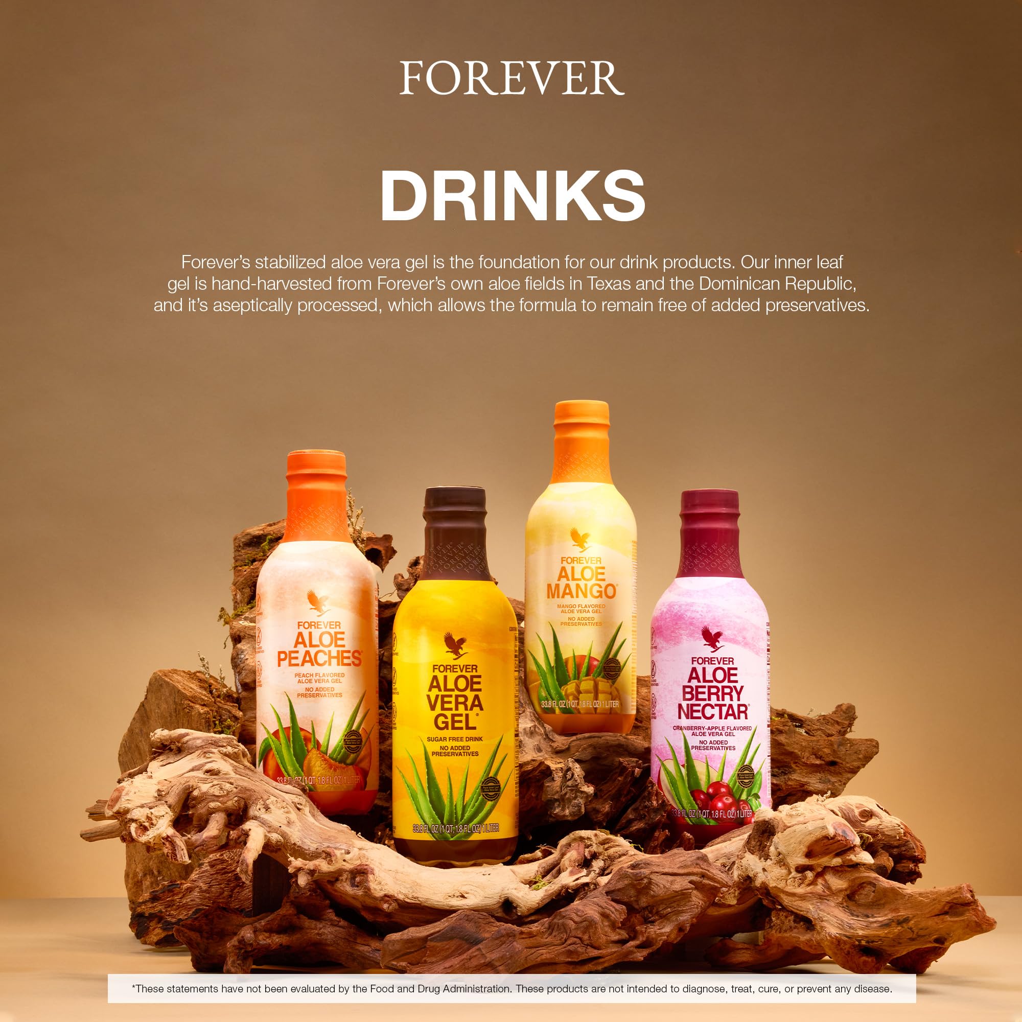 Forever Living Aloe Berry Nectar - 90.7% Pure Aloe Vera Gel with Cranberry & Apple - Natural Antioxidant Drink - No Preservatives, No Artificial Colors - 1 Liter (6-Pack) - Perfect for Daily Hydration, Immune Support & Digestive Health
