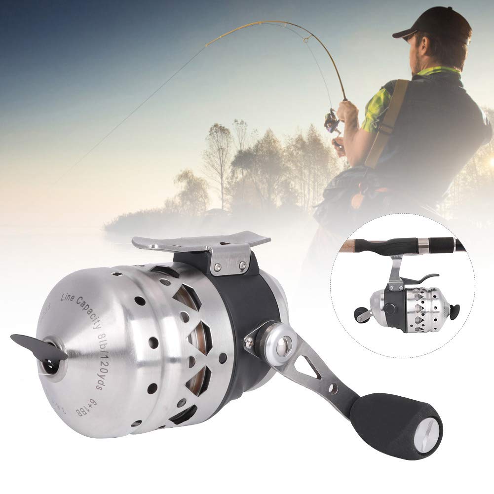HERCHR Fishing Reel with Hand Brake - High Performance Baitcasting Reel for Lure Fishing, Rock Fishing & Archery Shooting | Durable Fishing Line Wheel Accessory for Saltwater & Freshwater Angling