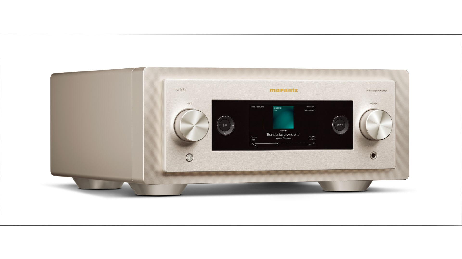 Marantz Link 10n High-End Network Audio Player - Wireless Streaming for Home Theater & Hi-Fi Systems - Perfect for Audiophiles & Music Lovers