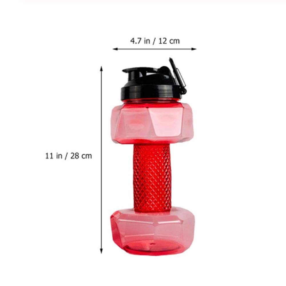 Portable Plastic Water Bottle Dumbbell - Unisex Fitness Shaker for Gym, Running & Outdoor Sports | Stay Hydrated During Workouts & Activities