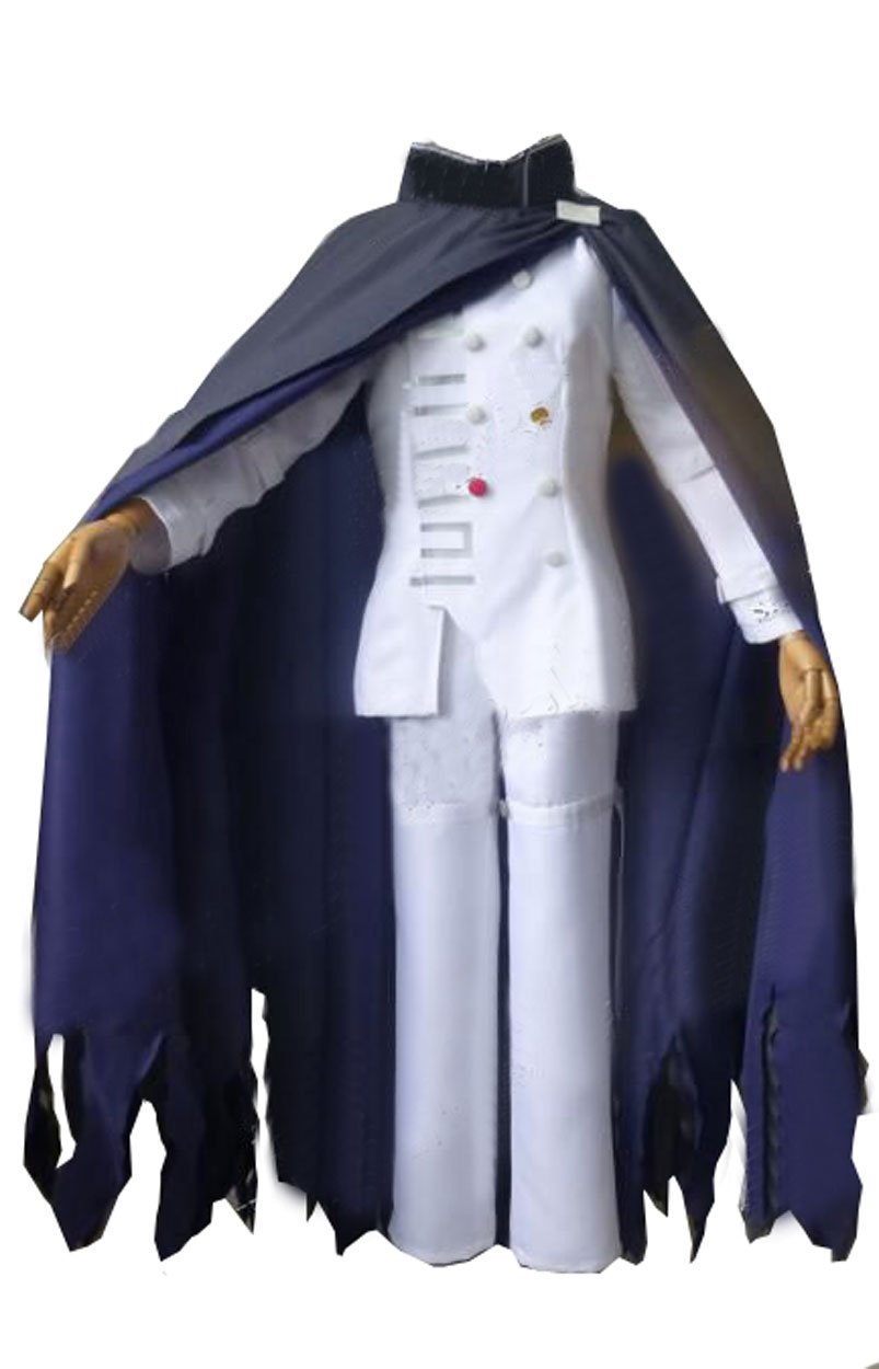 Anime Ouma Kokichi Cosplay Costume Set - Purple Cloak & Jacket Uniform Outfit for Danganronpa V3 Character Cosplay | Halloween, Comic Con & Anime Convention Costume