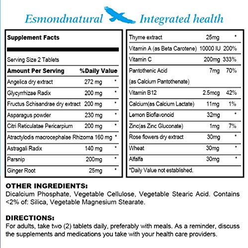 Esmond Natural Lung Cleanser Supplement - 180 Tablets (3 Pack) | GMP Certified, Natural Product Association Approved | Supports Healthy Respiratory Function | Made in USA | Ideal for Smokers, Allergy Sufferers & Urban Dwellers