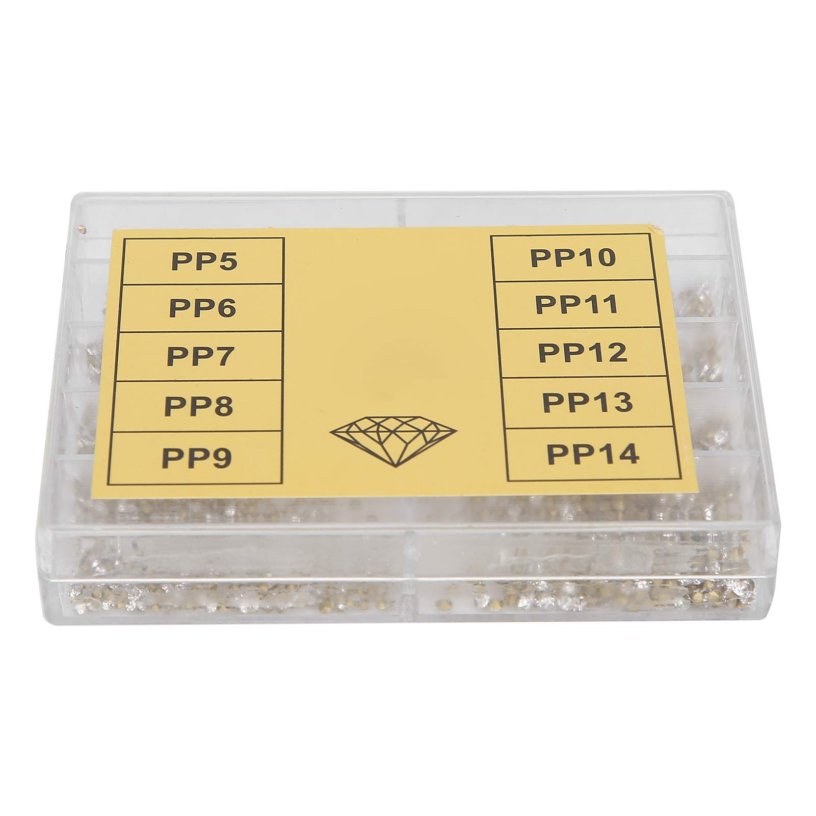 Durable 10-Grid Watch Rhinestone Decoration Stone for Watch Repair & Crafting - Perfect for Watchmakers, Jewelers & DIY Watch Accessories