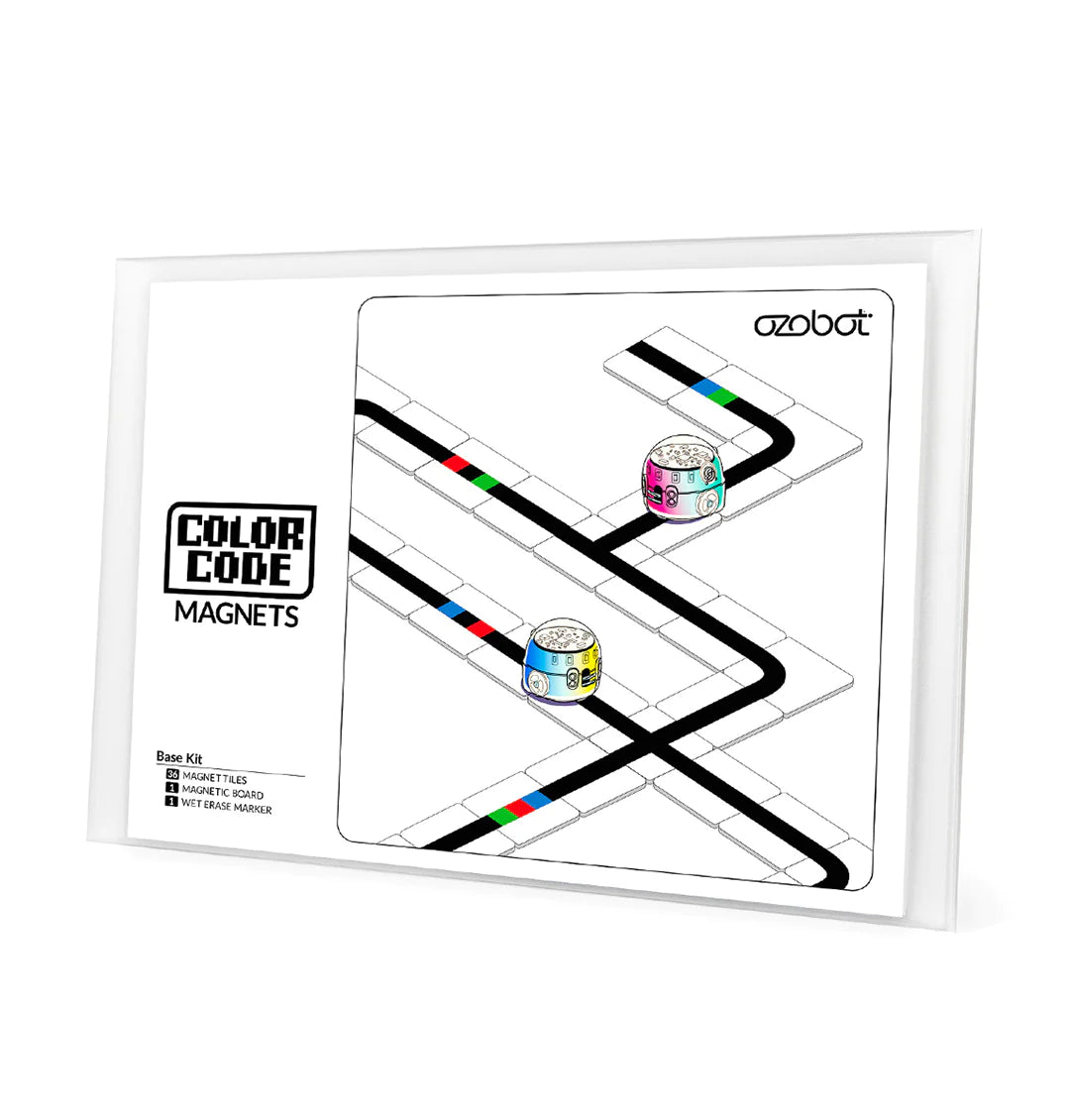 Ozobot Color Code Magnets Base Kit - STEM Learning Coding Robot for Kids | Perfect for Classroom Activities & Home Education